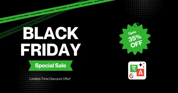 AutoPoly Black Friday special sale banner with up to 35% off