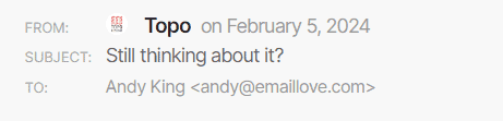 Best follow-up subject lines 