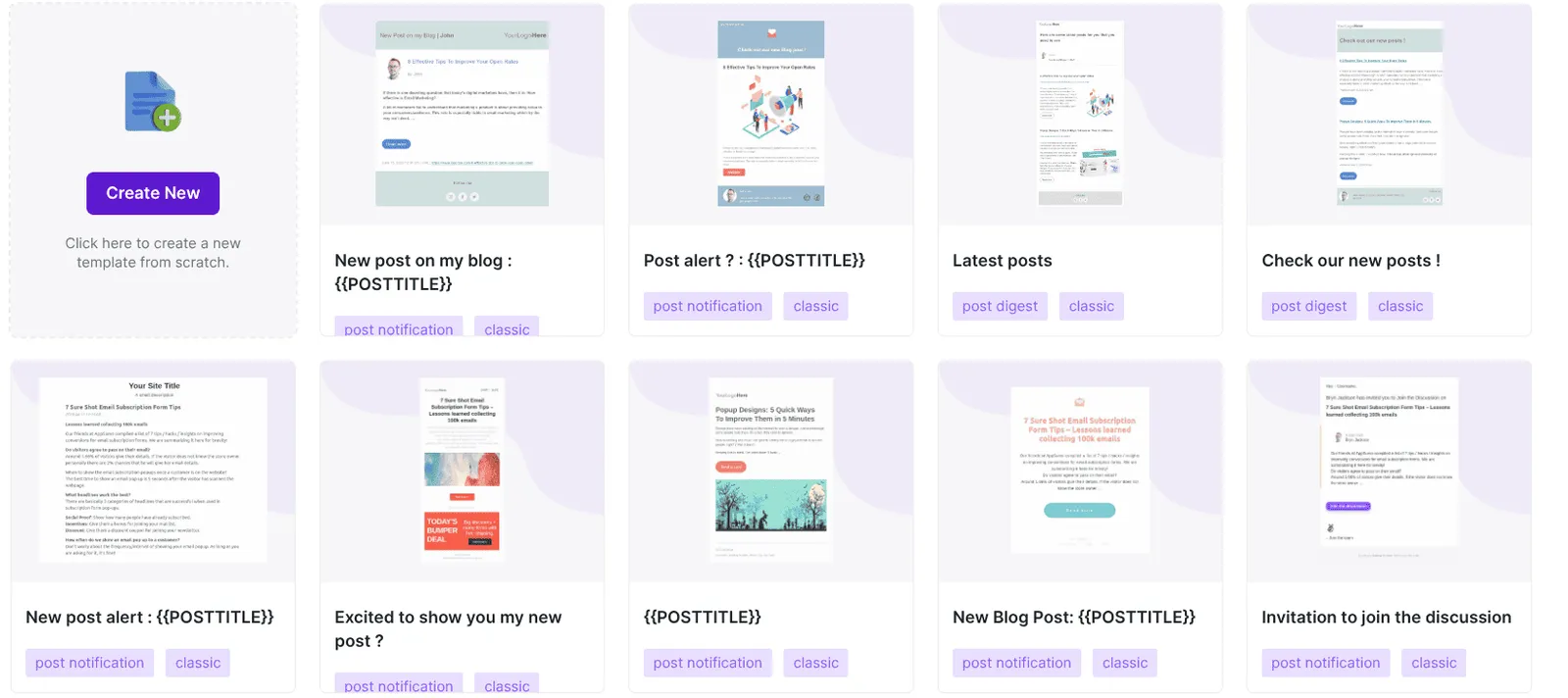 Icegram Express - campaign template