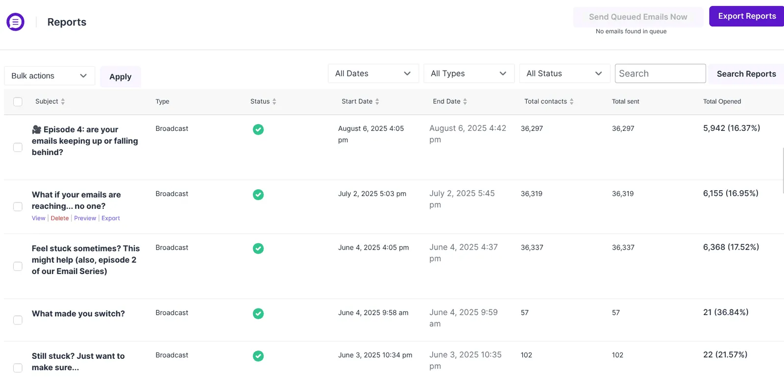 Icegram Express - Analytics and reporting