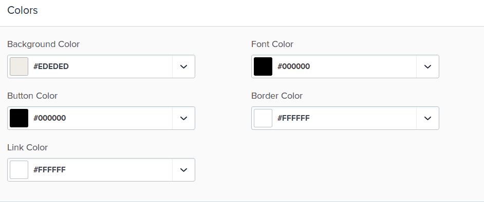 color styling - hello bar