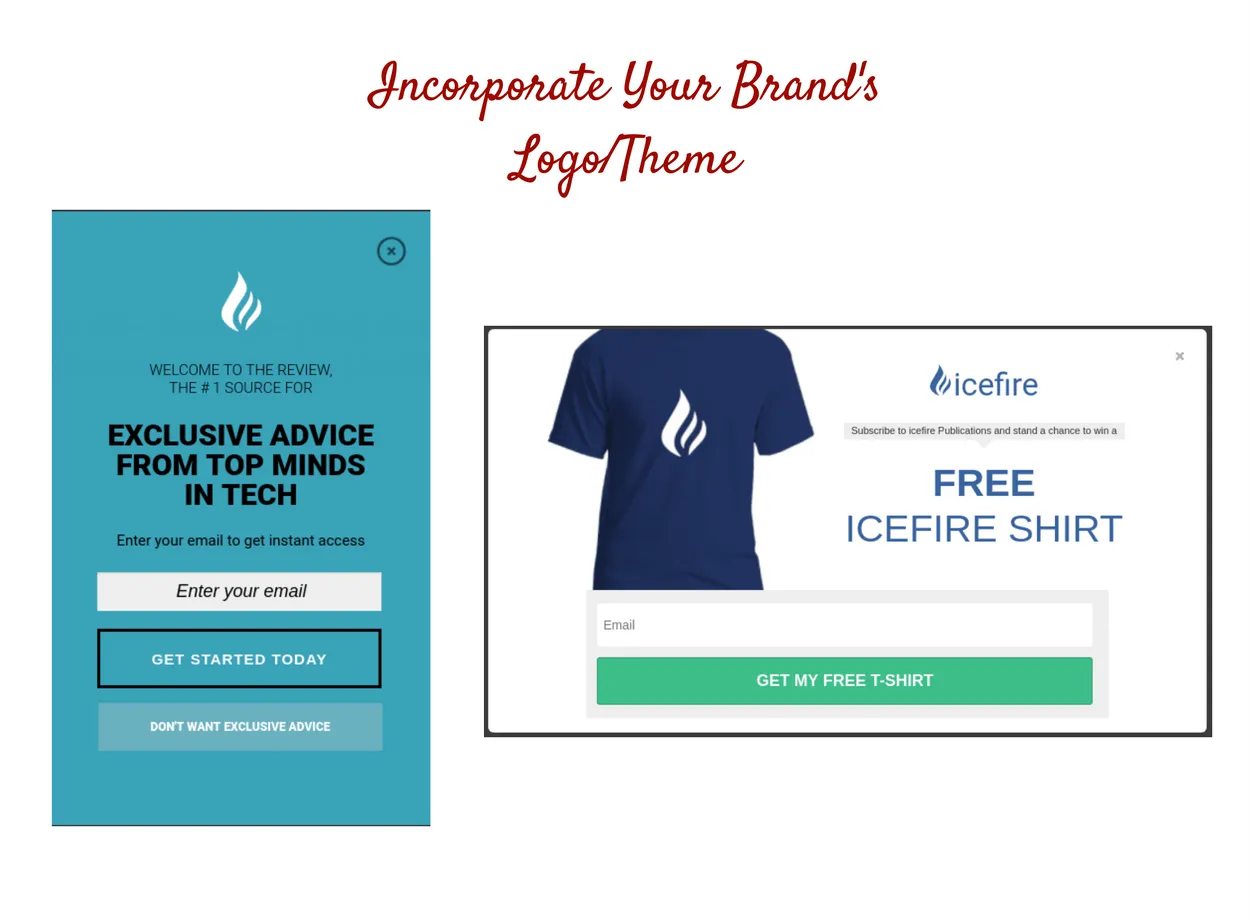 Incorporate your brand logo