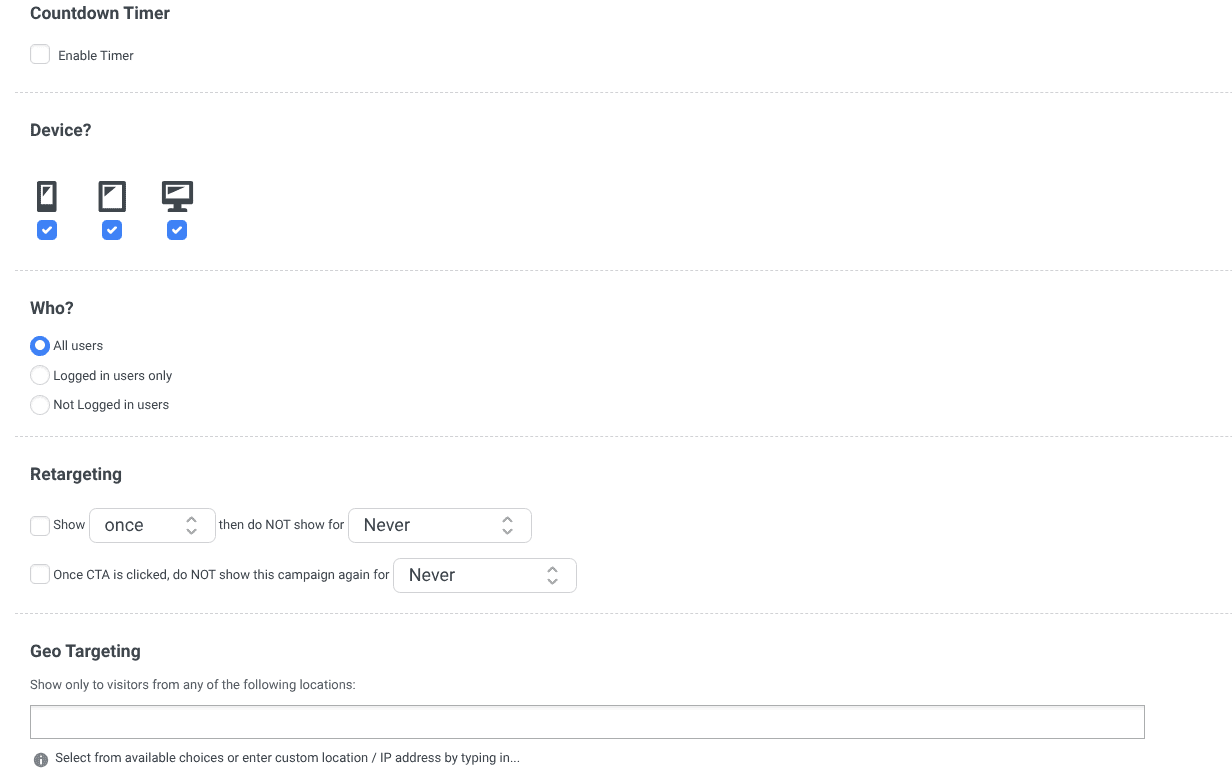 Icegram Engage - Personalization & targeting capabilities