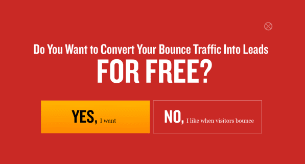 yes-no CTA