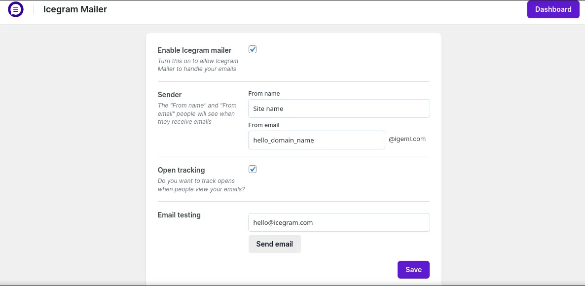 Icegram-Mailer-Setting