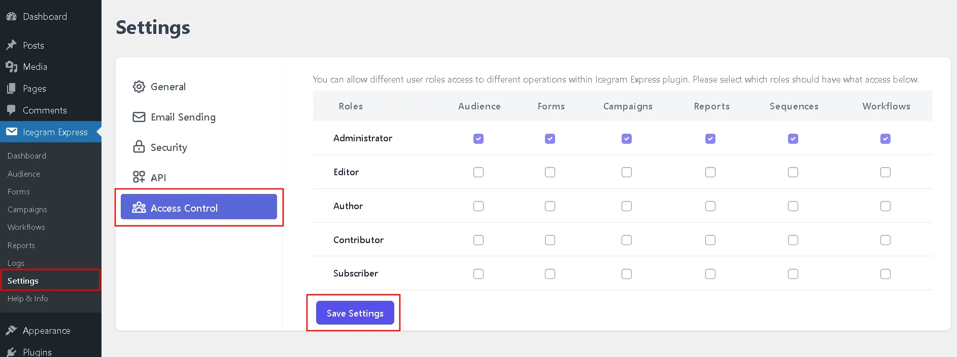 User Roles & Permissions