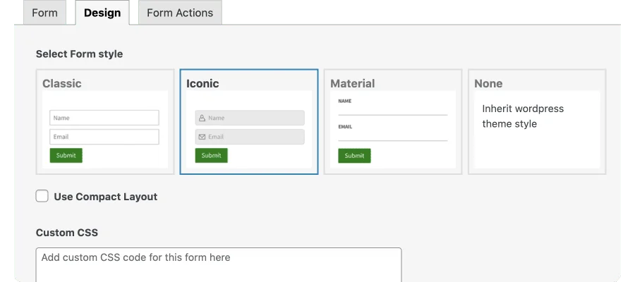 Form designs Css - Custom templates